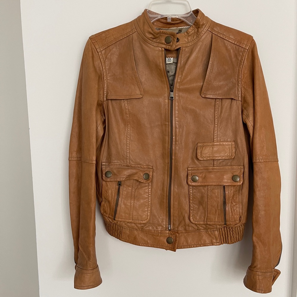 COPY - Vintage leather biker / moto  jacket